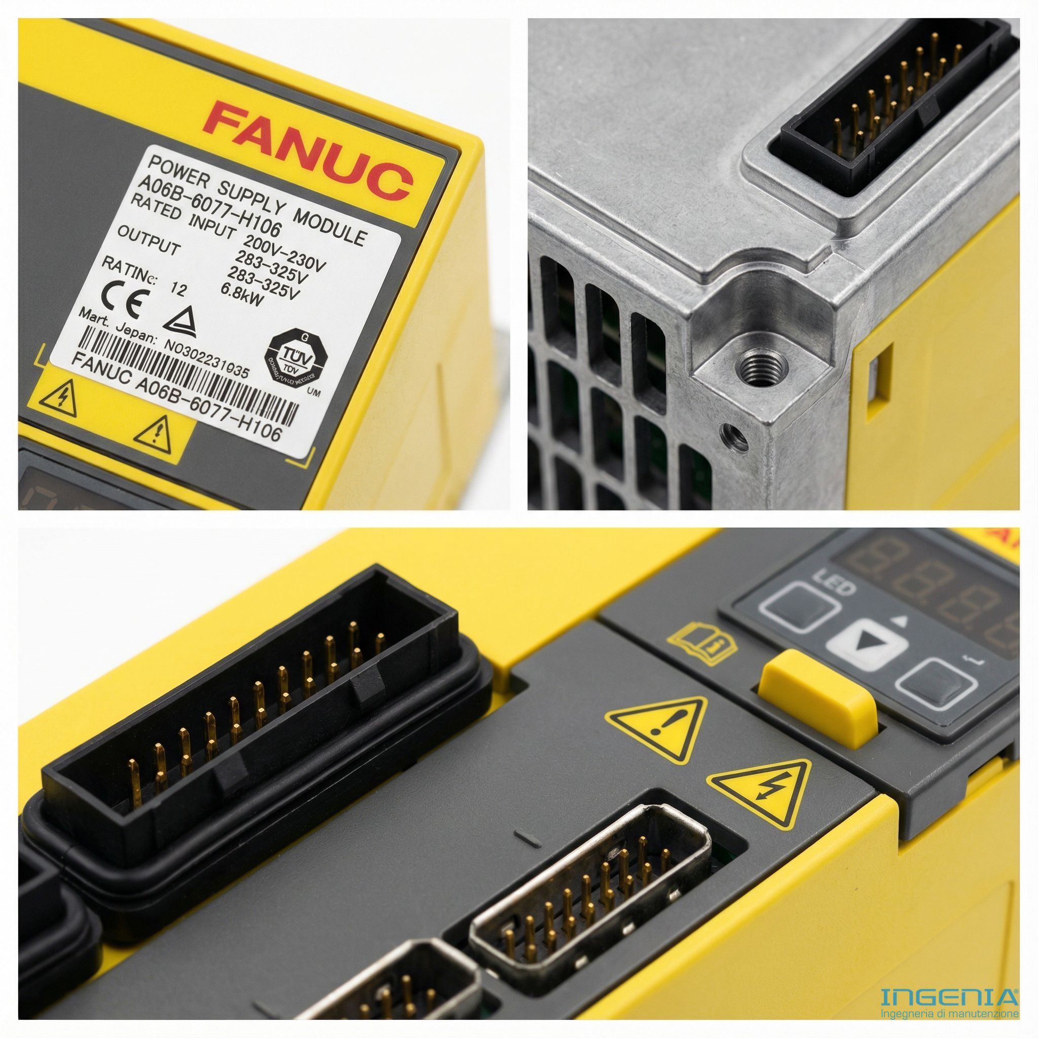 FANUC A06B-6077-H106 Power Supply Module dettaglio 1 - immagine prodotto 1