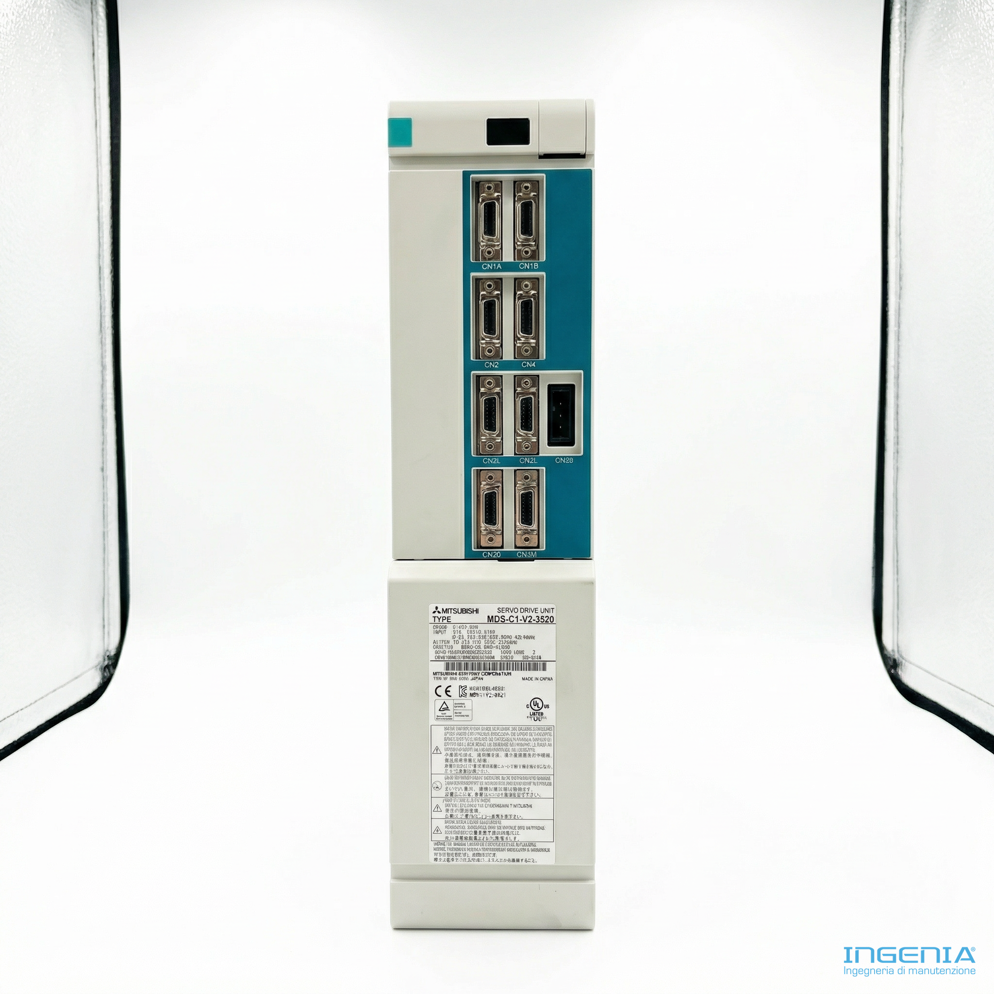 Mitsubishi MDS-C1-V2-3520 Servo Drive Unit 2-Axis 3.5kW/2.0kW - MDS-C1-V2-3520 (vista completa) Mitsubishi MDS-C1-V2-3520 Servo Drive Unit 2-Axis 3.5kW/2.0kW vista completa - immagine prodotto 1