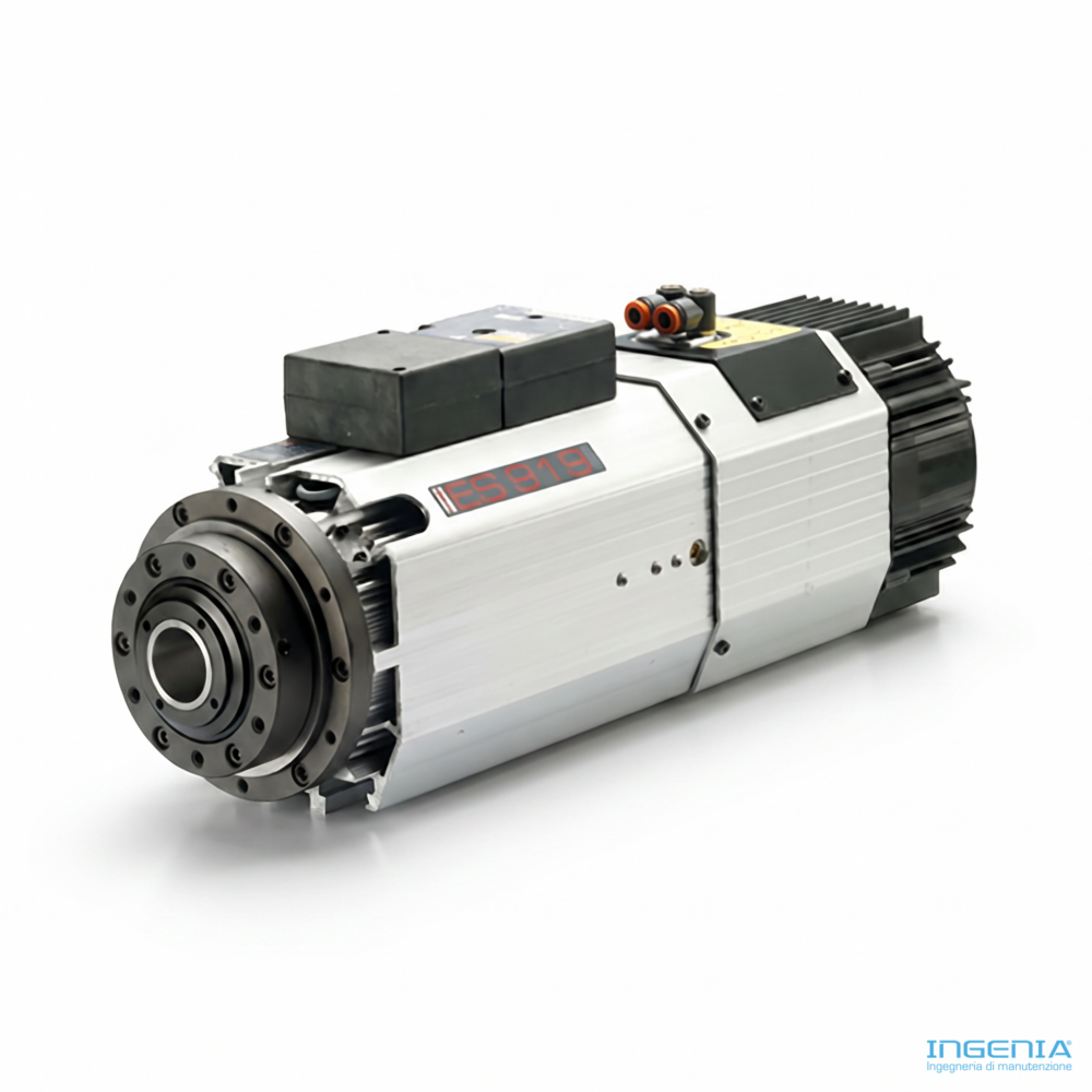 HSD ES919B Electrospindle 7.5kW 24000RPM HSK 63F Fan Cooled